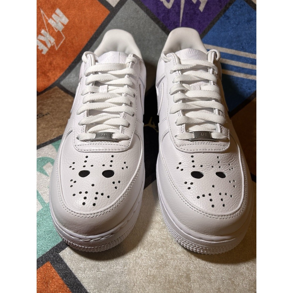 Size 12 Men's Nike Air Force 1 Low Friday The 13th Jason Voorhees IB4025 100